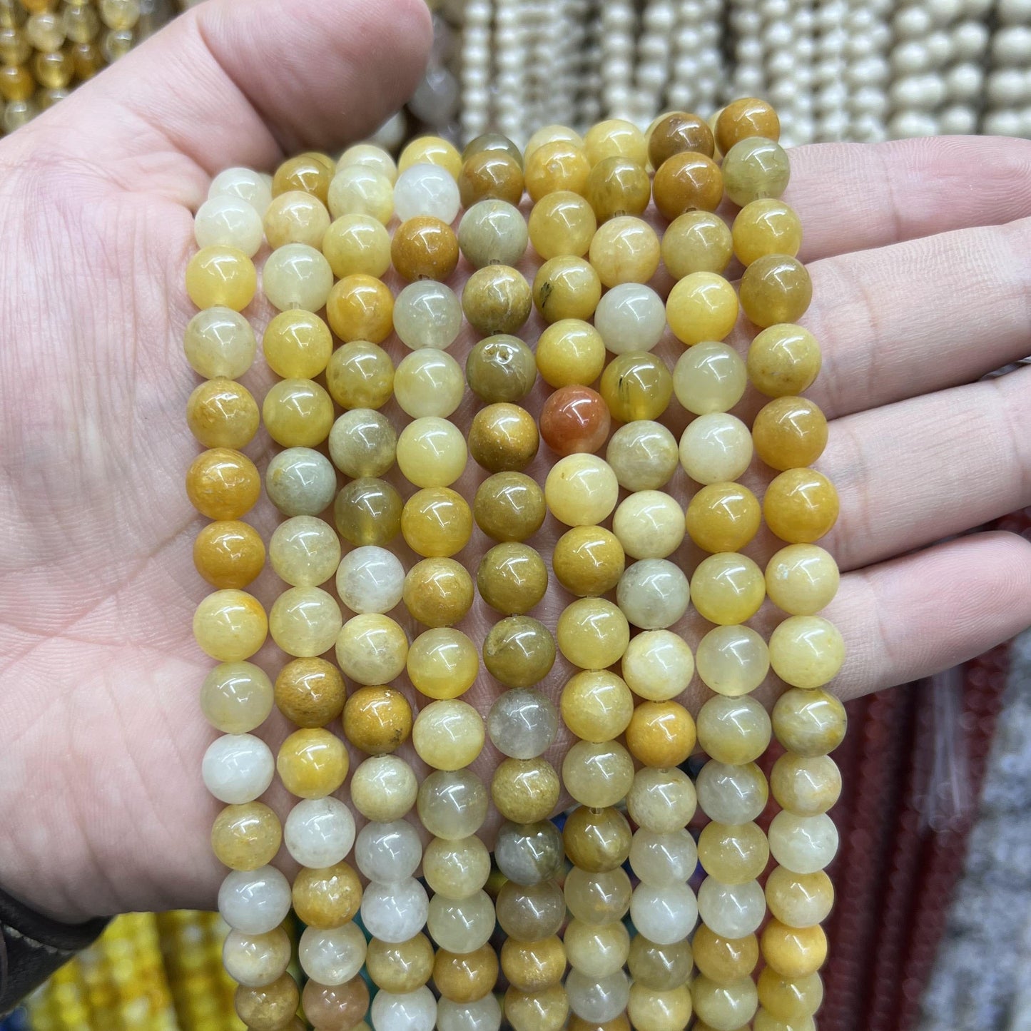 $2.5--8mm #2 Semi- Precious beadsFree Shipping