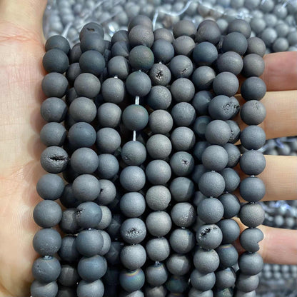 #1 Round Agate Beads 6mm/8mm/10mm/12mm