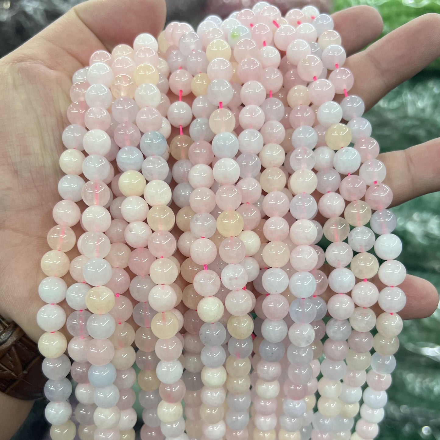 $2.5--8mm semi precious beads #1 Free Shipping
