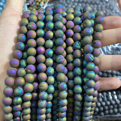 #1 Round Agate Beads 6mm/8mm/10mm/12mm