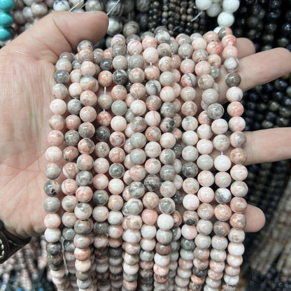 $2.5--8mm semi precious beads #1 Free Shipping