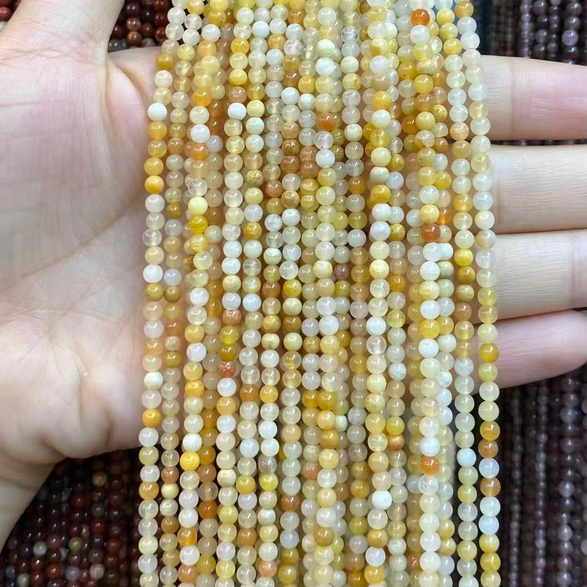 Tiny Round Smooth Agate Beads 2mm 3mm 4mm