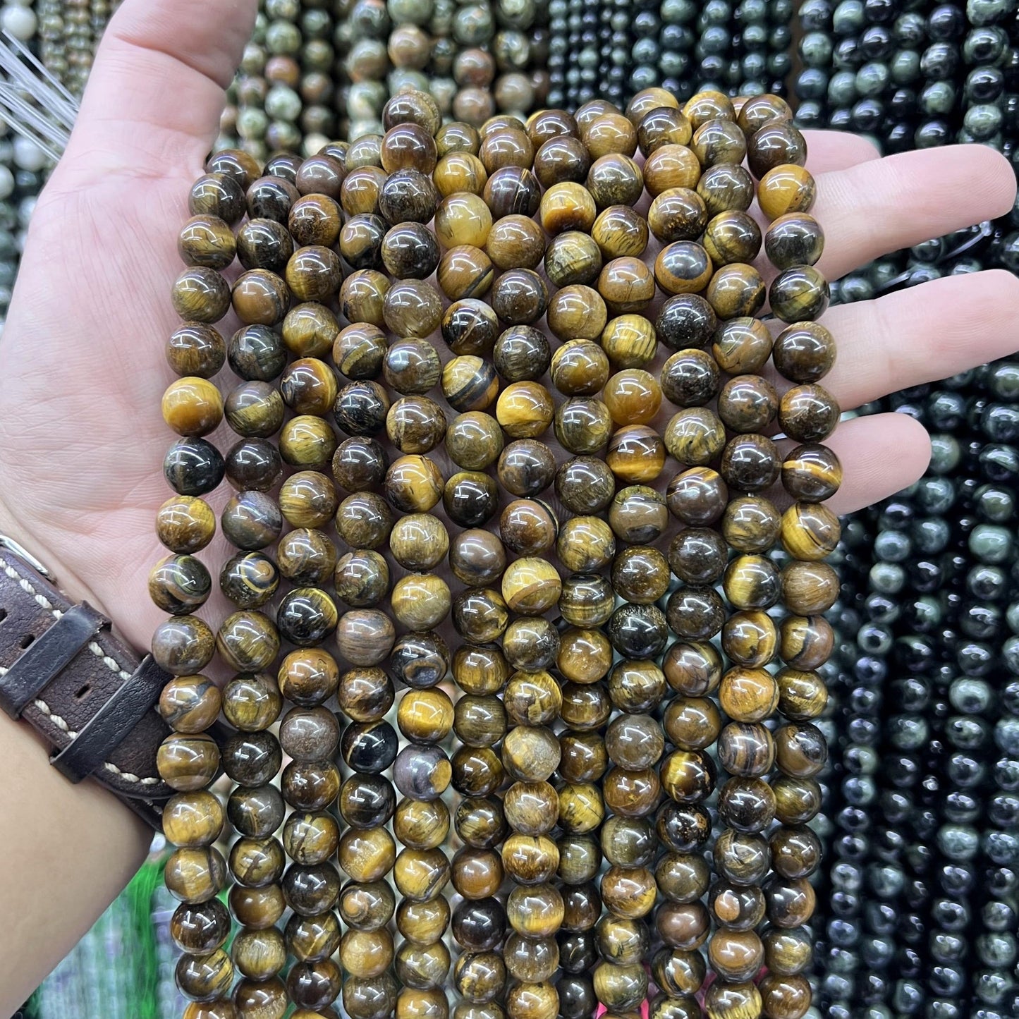 $2.5--8mm #2 Semi- Precious beadsFree Shipping