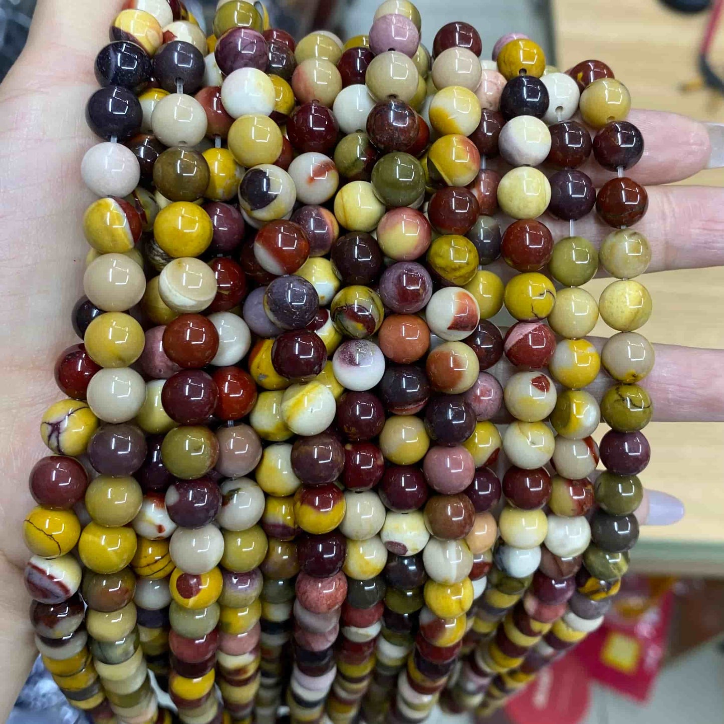 $2.5--8mm semi precious beads #1 Free Shipping