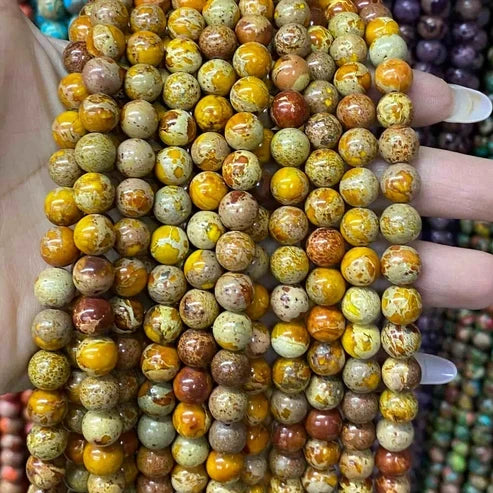 Color #13 Sea Sediment Japser Beads 4mm/6mm/8mm/10mm