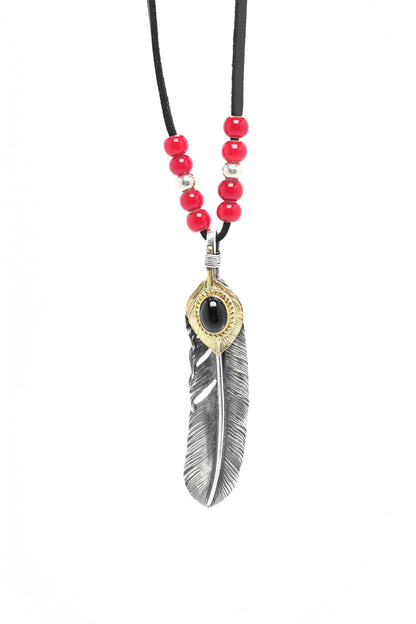 Japan Takahashi Goro Right Feather Necklace Set 