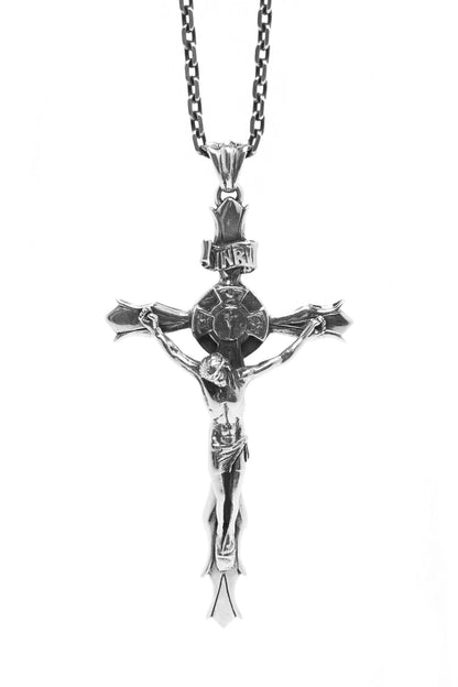 Jesus Cross 925 Silver Pendant