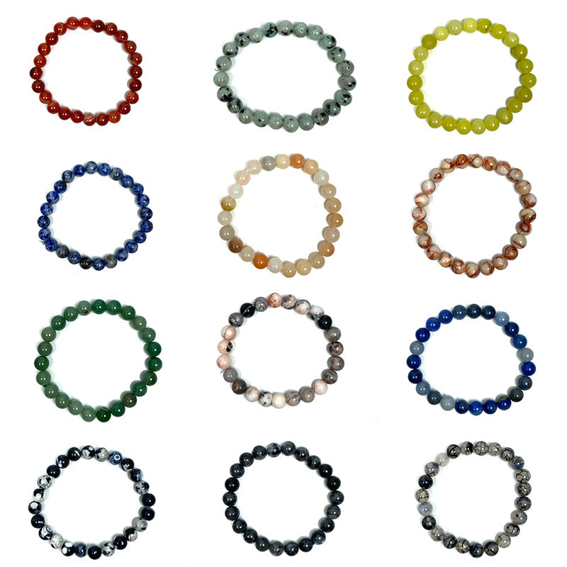 Different Materials Crystal Bracelets 15$/10PCS wholesale crystal bracelet for resale