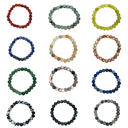 Different Materials Crystal Bracelets 15$/10PCS wholesale crystal bracelet for resale