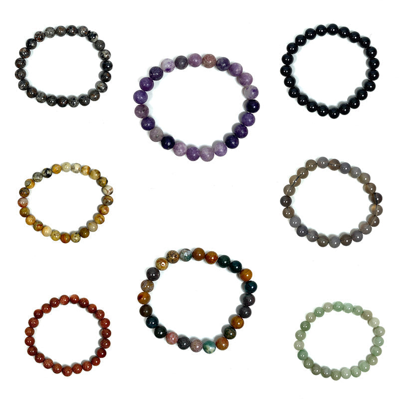 Different Materials Crystal Bracelets 10$/4PCS wholesale crystal bracelet for resale