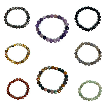 Different Materials Crystal Bracelets 10$/4PCS wholesale crystal bracelet for resale