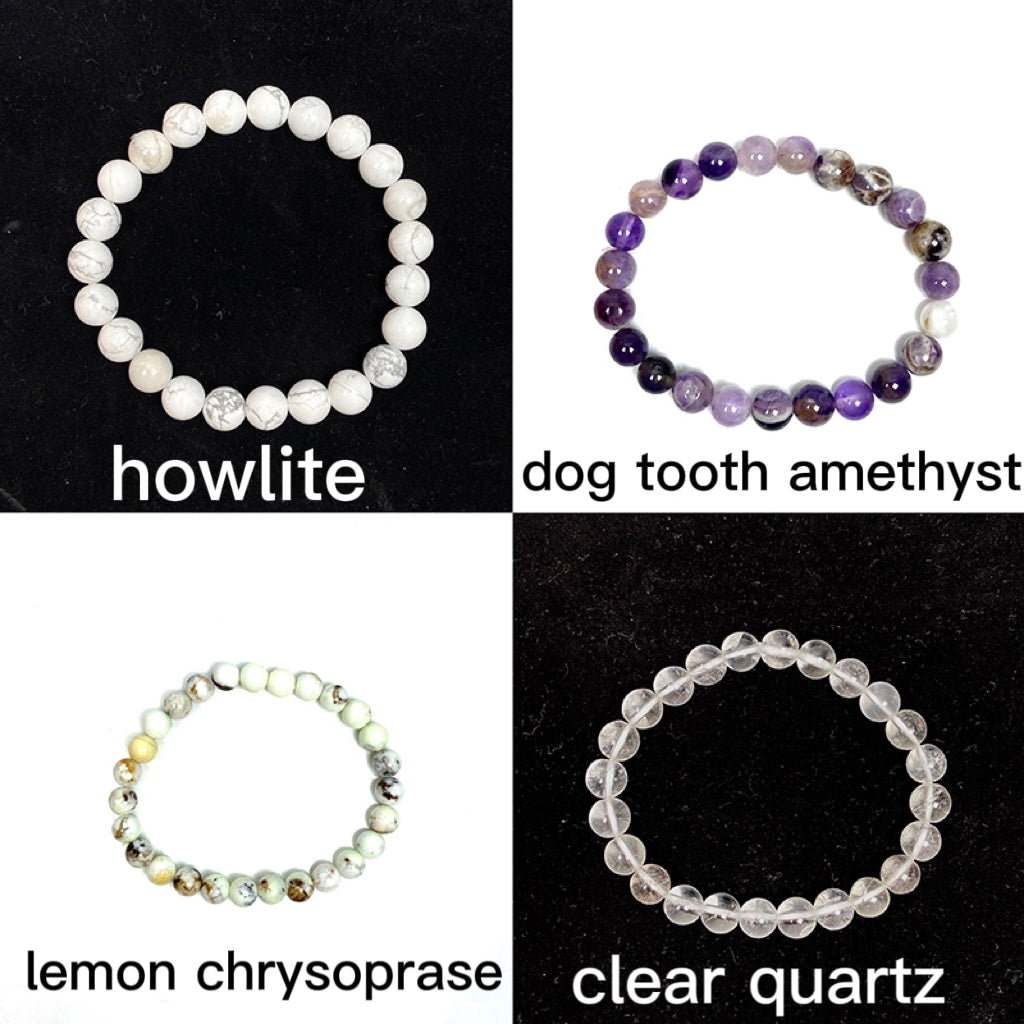 Different Materials Crystal Bracelets 10$/3PCS wholesale crystal bracelet for resale