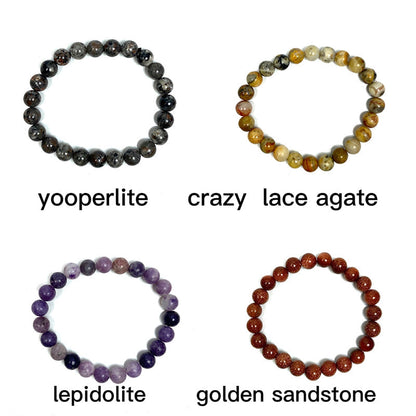 Different Materials Crystal Bracelets 10$/4PCS wholesale crystal bracelet for resale