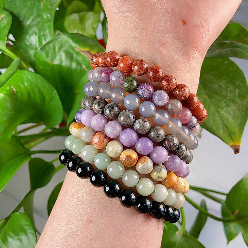 Different Materials Crystal Bracelets 10$/4PCS wholesale crystal bracelet for resale