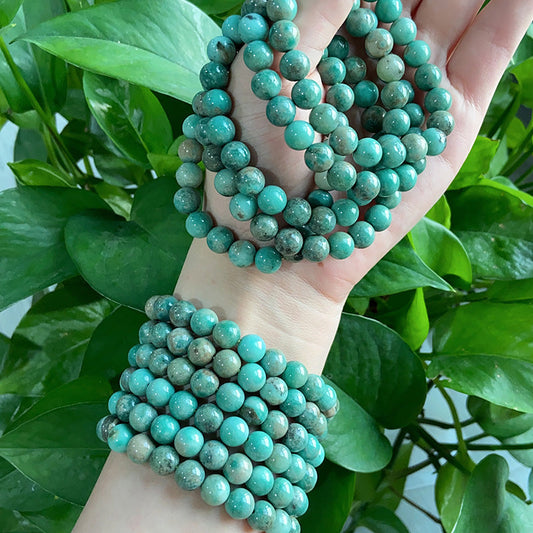Natural Turquoise Agate Bracelet $5/PC wholesale crystal bracelet for resale