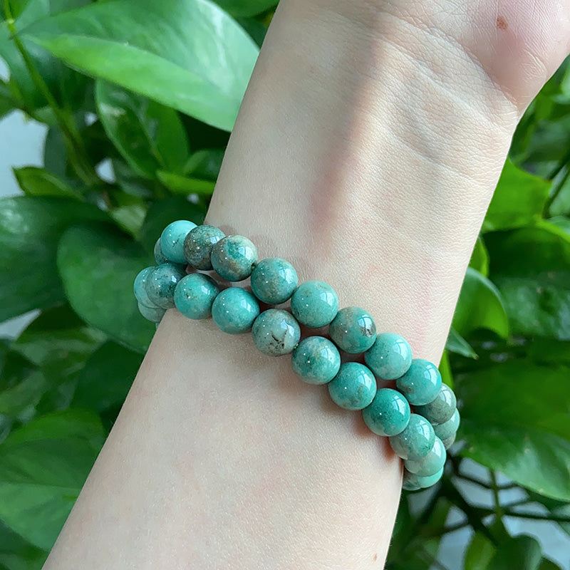 Natural Turquoise Agate Bracelet $5/PC wholesale crystal bracelet for resale