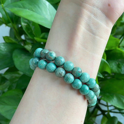 Natural Turquoise Agate Bracelet $5/PC wholesale crystal bracelet for resale