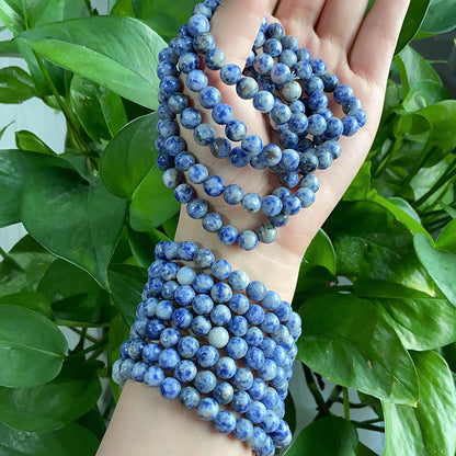 Blue Spotted Bracelet $15/10PCS wholesale crystal bracelet for resale