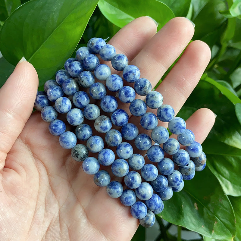 Blue Spotted Bracelet $15/10PCS wholesale crystal bracelet for resale