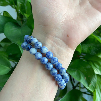 Blue Spotted Bracelet $15/10PCS wholesale crystal bracelet for resale