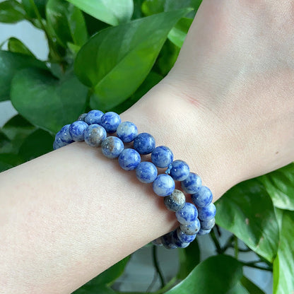 Blue Spotted Bracelet $15/10PCS wholesale crystal bracelet for resale