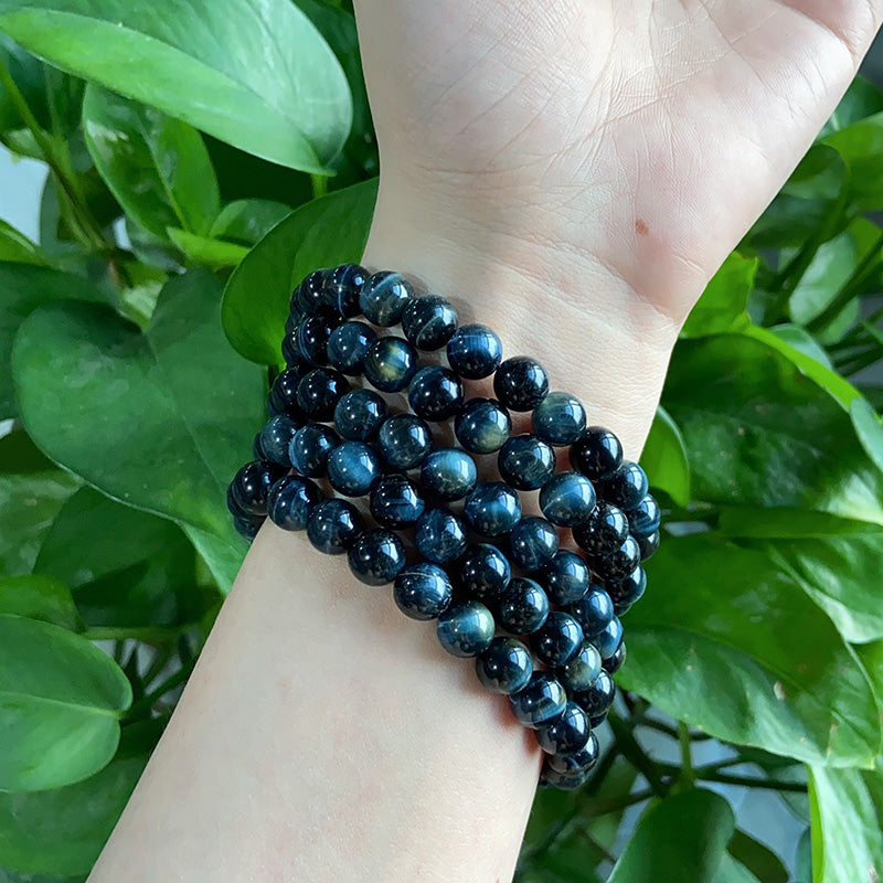 Blue Tiger Eye Bracelet $4/PC wholesale crystal bracelet for resale