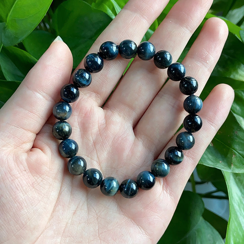 Blue Tiger Eye Bracelet $4/PC wholesale crystal bracelet for resale