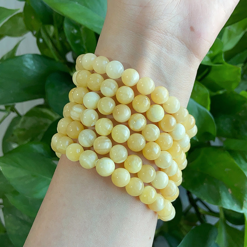 Orange Calcite Bracelet $15/10PCS wholesale crystal bracelet for resale