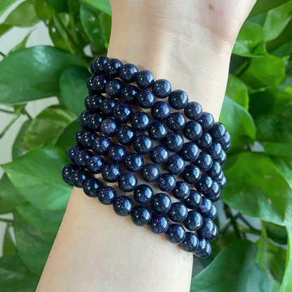 Blue Sandstone Bracelet $10/3PCS wholesale crystal bracelet for resale