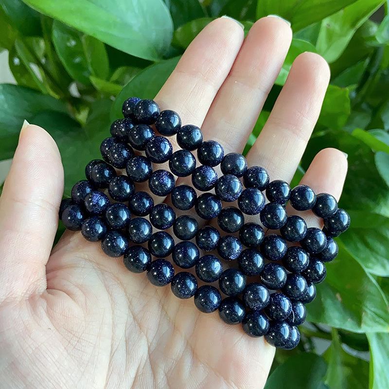 Blue Sandstone Bracelet $10/3PCS wholesale crystal bracelet for resale