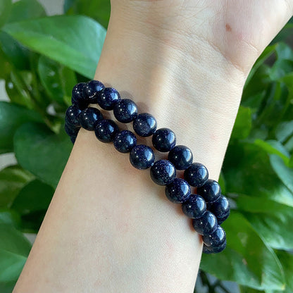 Blue Sandstone Bracelet $10/3PCS wholesale crystal bracelet for resale