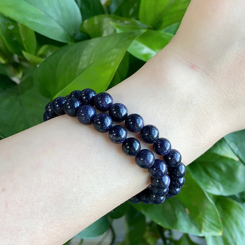 Blue Sandstone Bracelet $10/3PCS wholesale crystal bracelet for resale