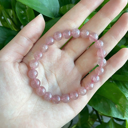 Strawberry Quartz Bracelet $10/3PCS wholesale crystal bracelet for resale