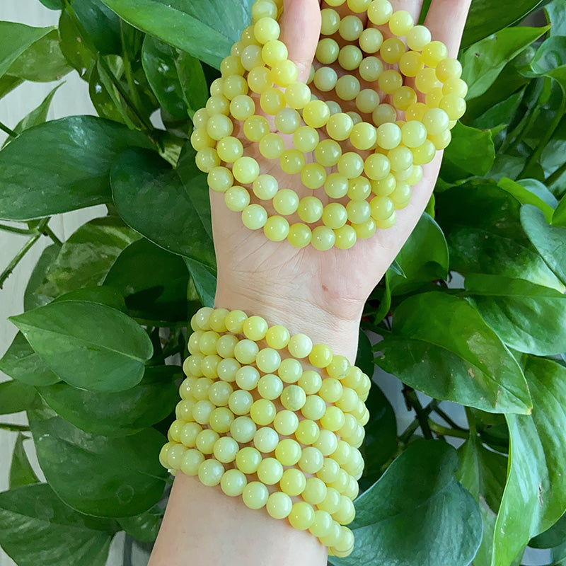 Lemon Jade Bracelet $10/4PCS wholesale crystal bracelet for resale