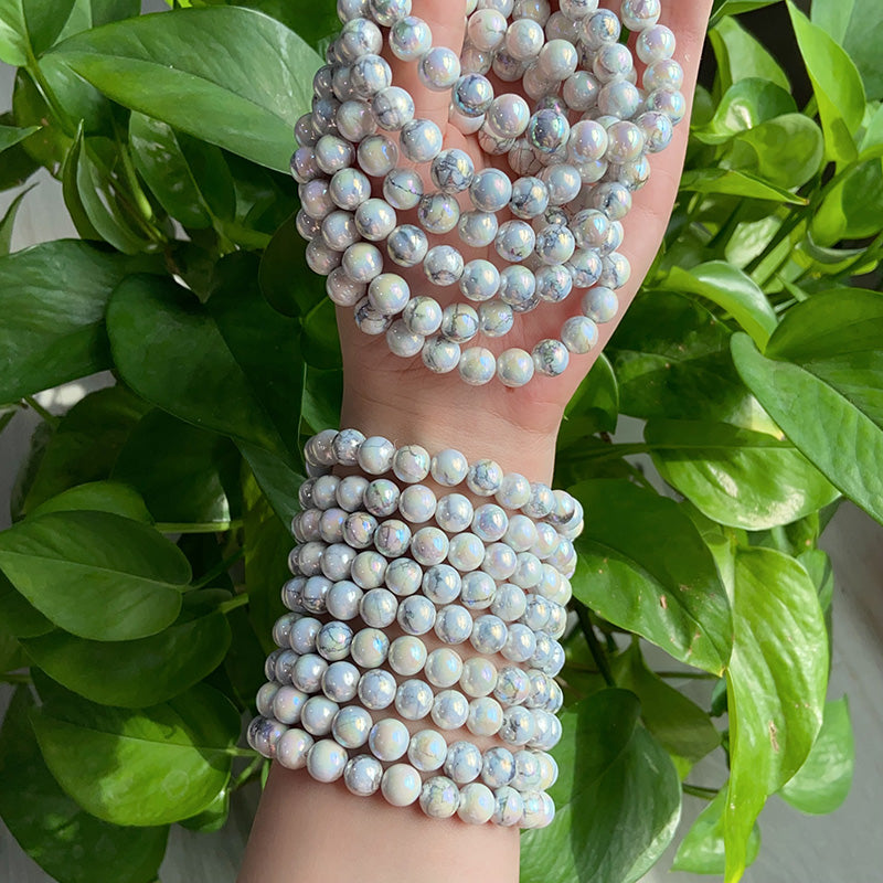 Aura Howlite Bracelet $4/PC wholesale crystal bracelet for resale