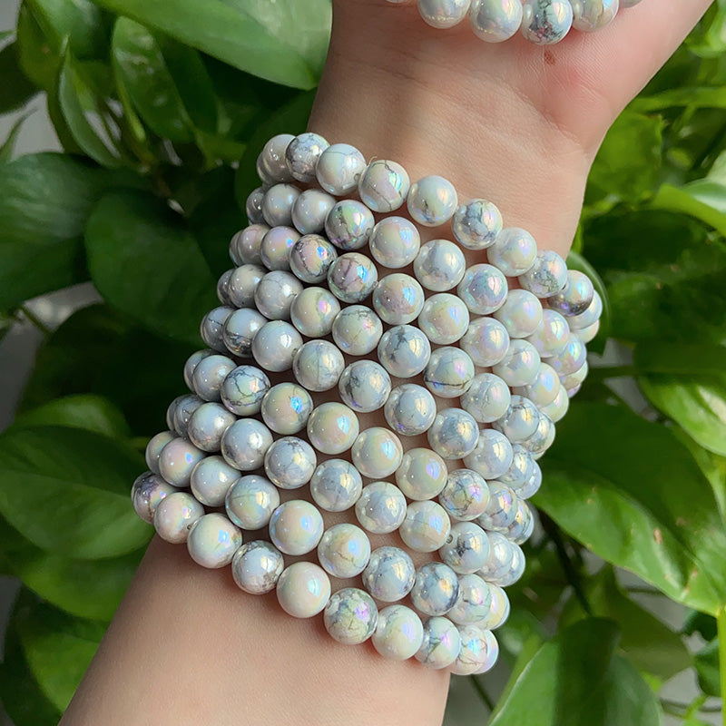 Aura Howlite Bracelet $4/PC wholesale crystal bracelet for resale