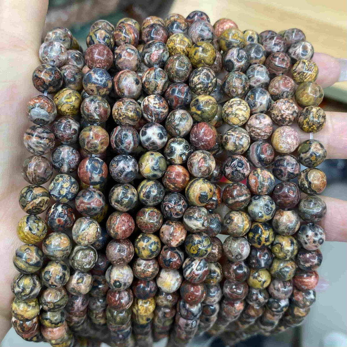 Round Smooth Jasper Beads 4mm 6mm 8mm 10mm