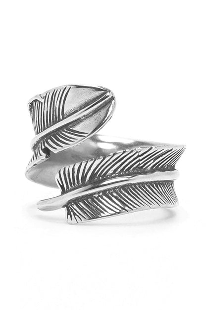 Feather 925 Sterling Silver Ring