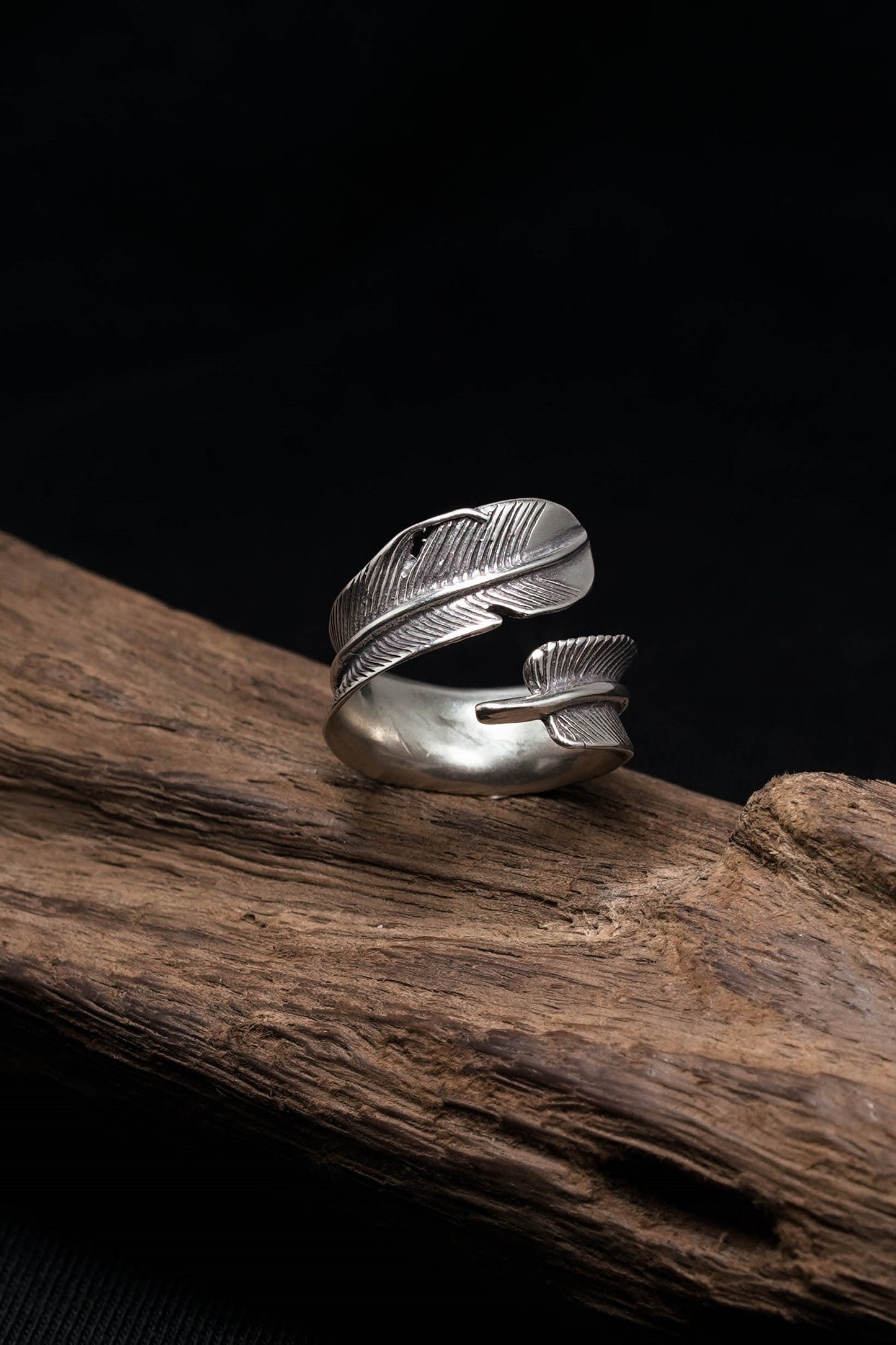 Feather 925 Sterling Silver Ring