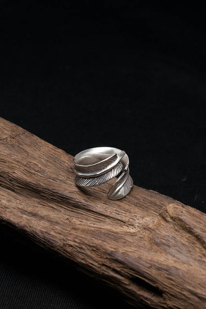 Feather 925 Sterling Silver Ring