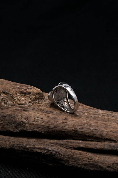 Antique Retro Secret Box 925 Sterling Silver Rings