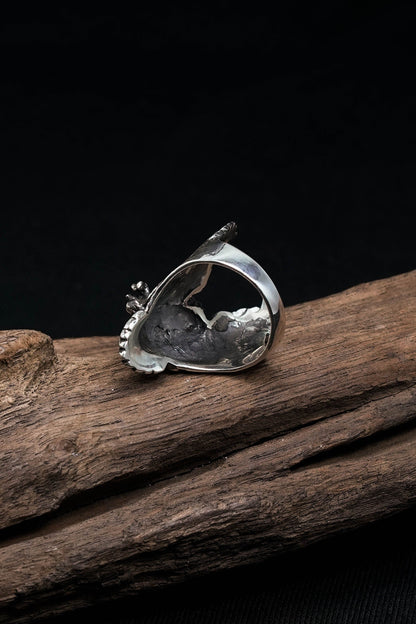 Retro Eagle Spread Wings 925 Sterling Silver Ring