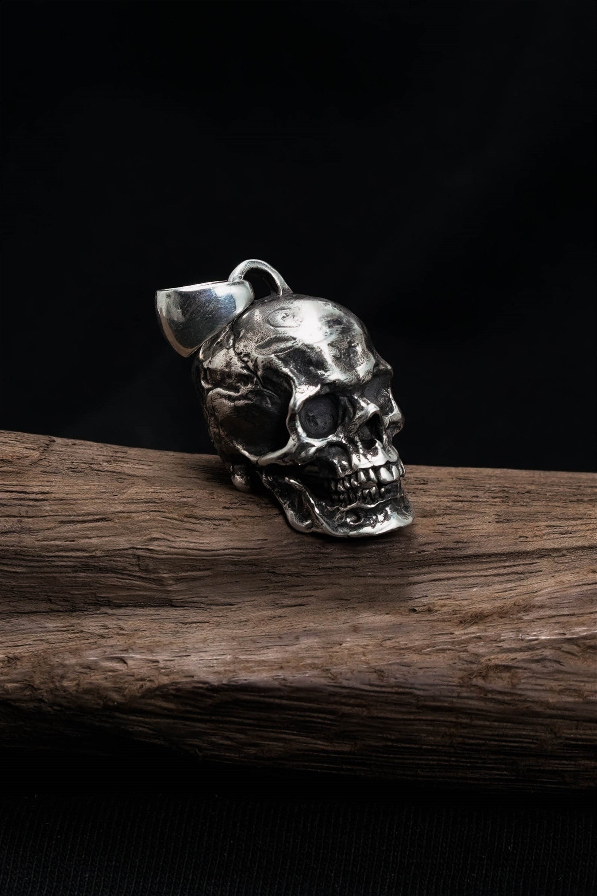 TS® Retro Skull Pendant 925 Sterling Silver