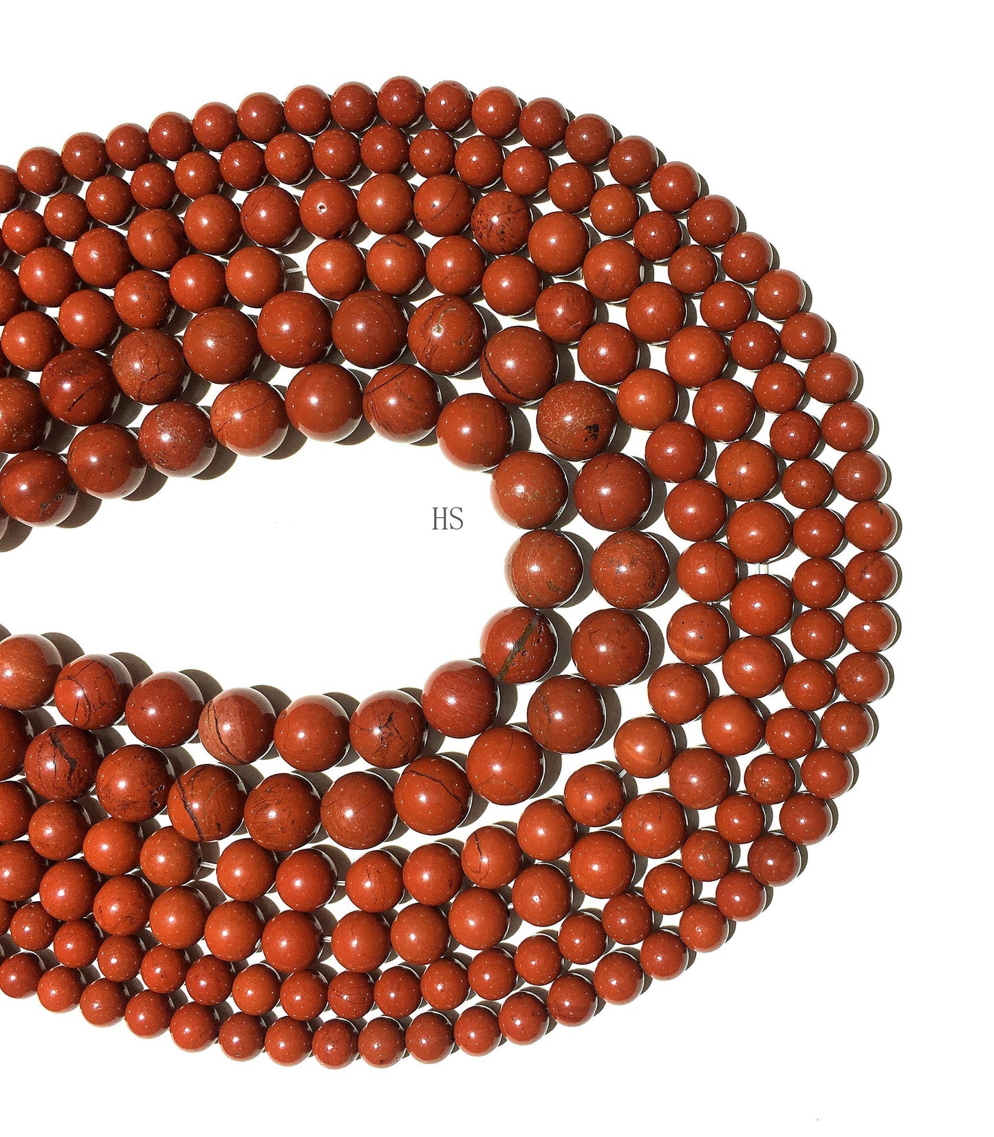 Natural Red Jasper Round Beads