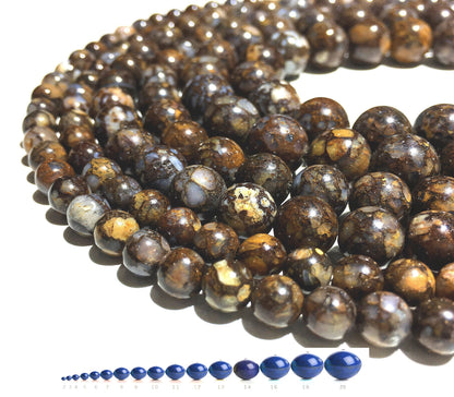 Australian Boulder Fire Opal Beads
