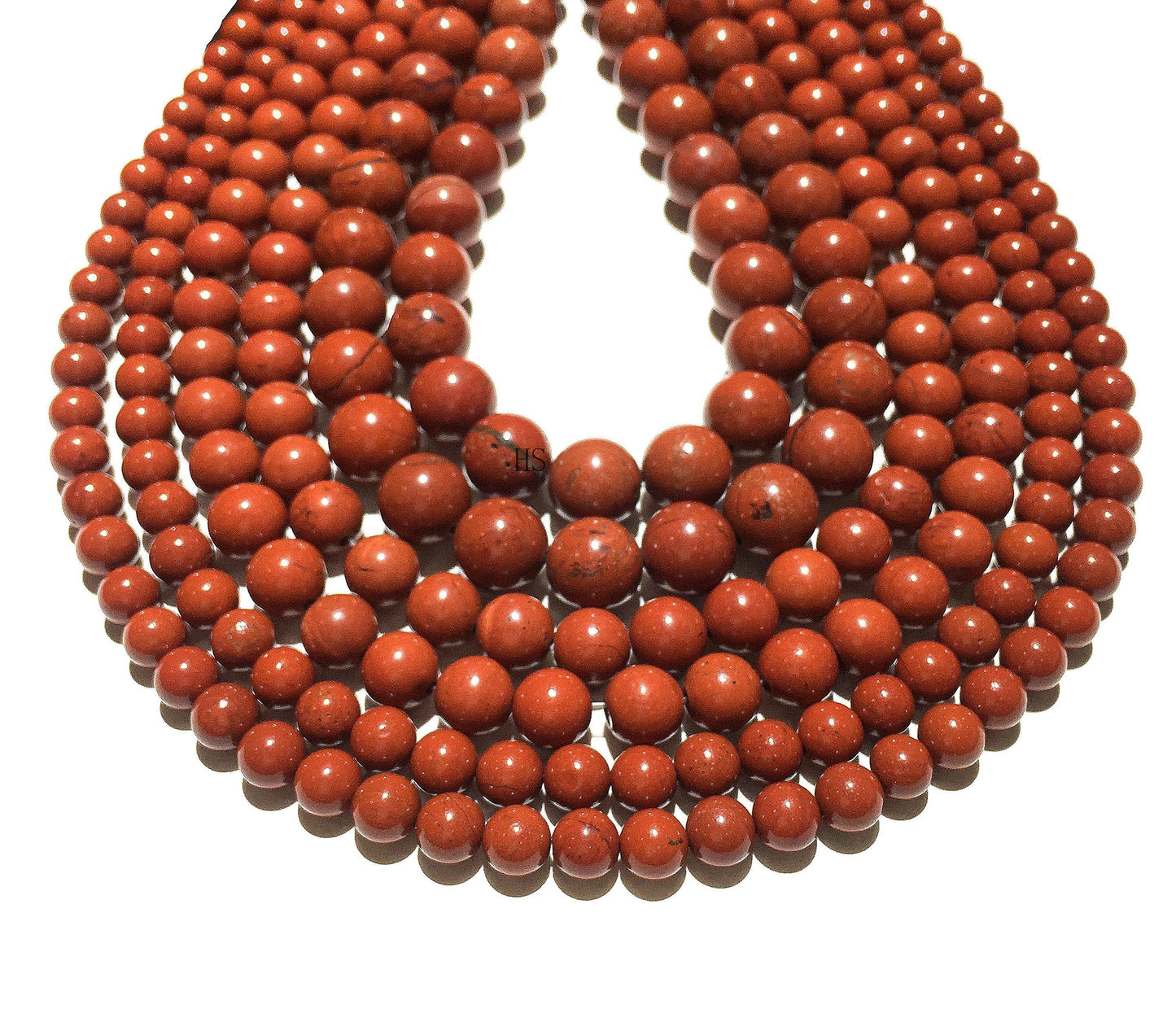 Natural Red Jasper Round Beads