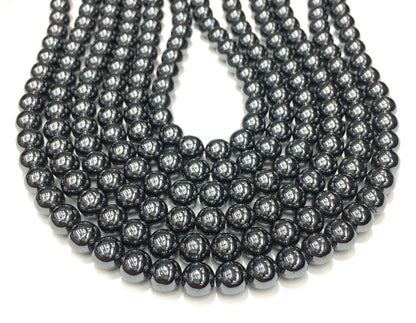 Black Hematite Beads Factory Price Round