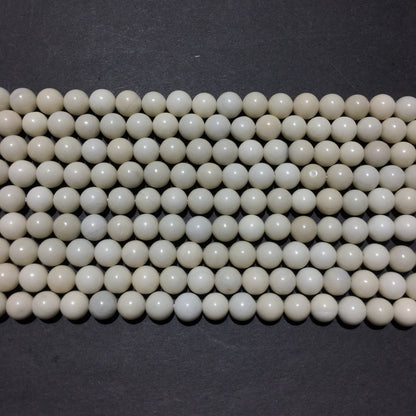 Natural Ivory Jade Beads Loose Bead